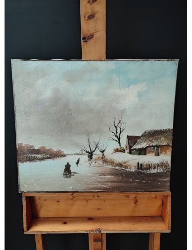 malarstwi painting beneluks winter zima zimowy