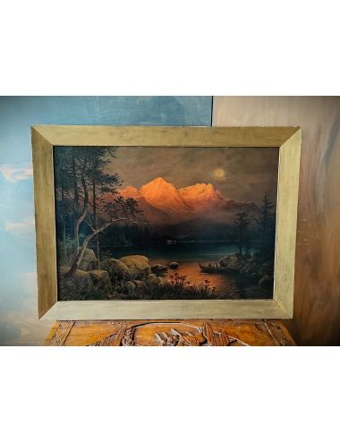 painting landscape paysage oil on canvas