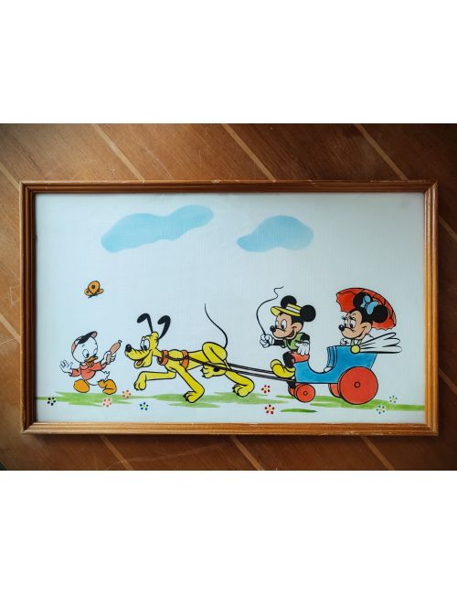 Obrazek do pokoju dziecięcego Mickey Mouse Disney 1970 DDR
