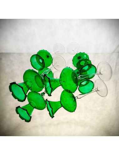 vintage emerald green szmaragd