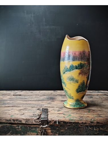 art nouveau secesja jugendstil vase porcelain
