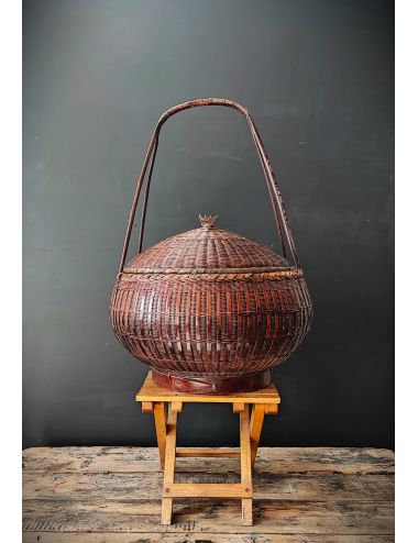 koszyk z bambusa zabytkowy antyczny chiny
