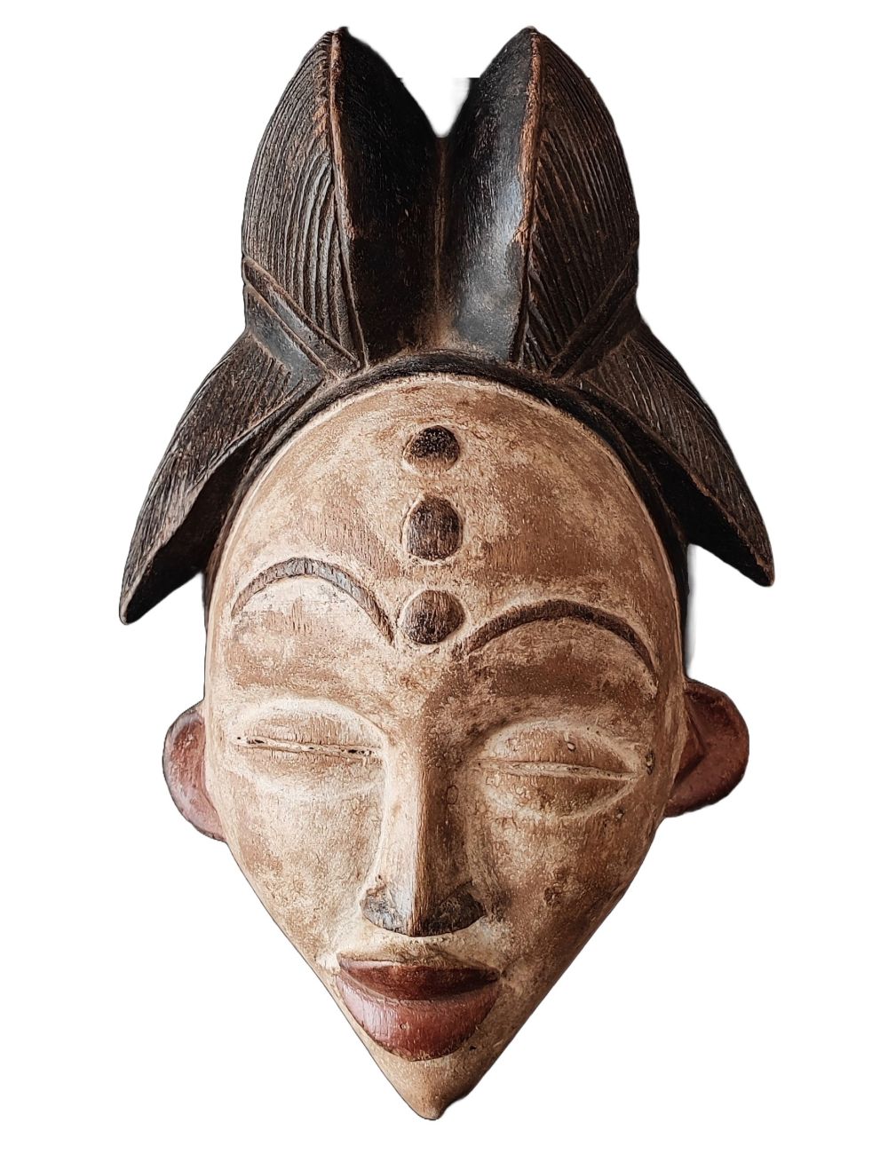 Maska plemienna Afryka Pumu Gabon południowy