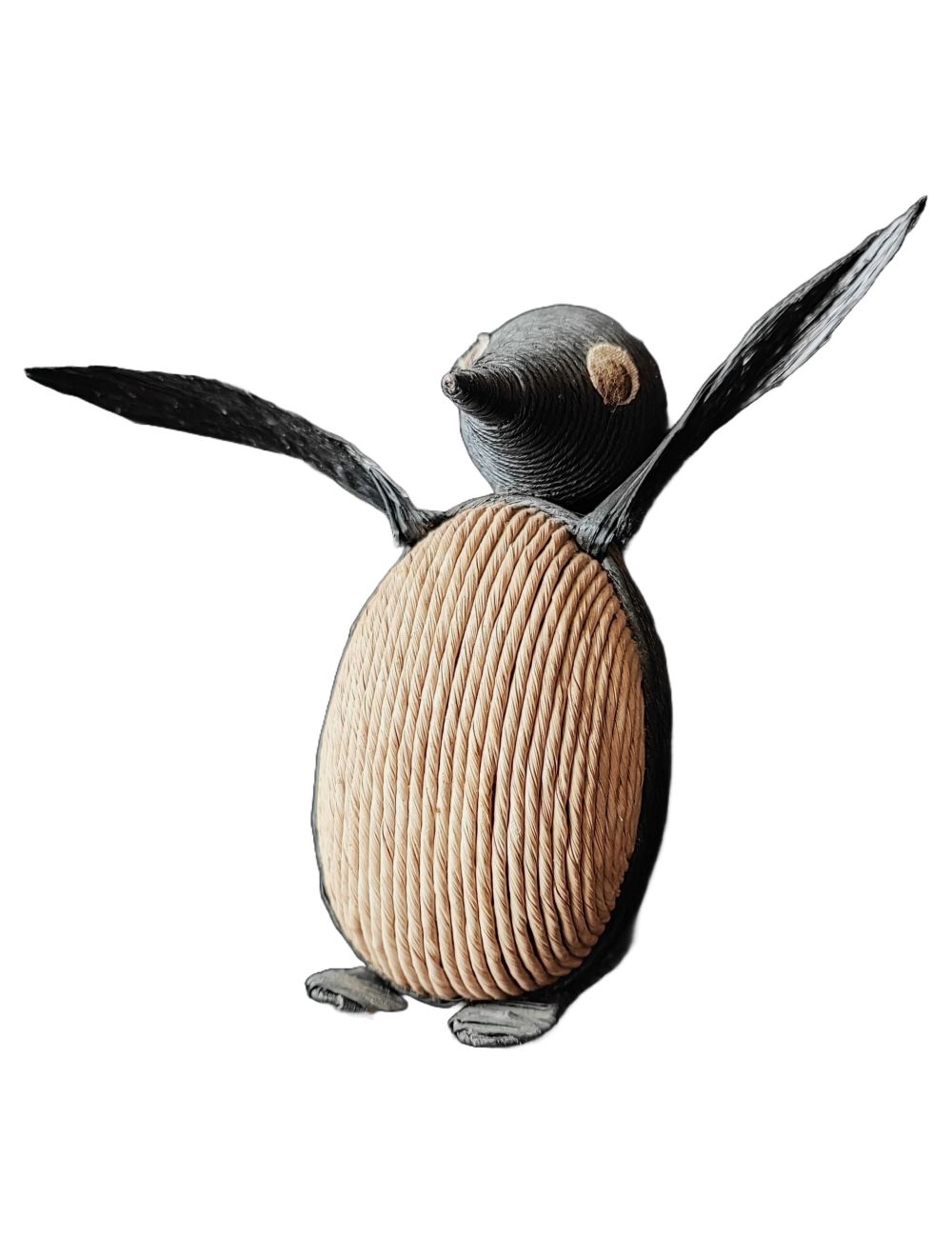 Stara wilinowa zabawka pingwinek lata 80 Czechosłowacja
