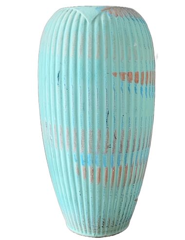 Wazon ceramiczny w stylu wabi sabi miętowy (Bay Keramik 1960)