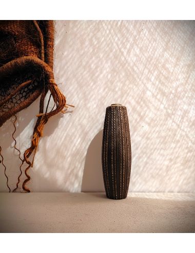vase crocodile ceramic pottery ware handmade craft 50s domburg ddr gdr nrd